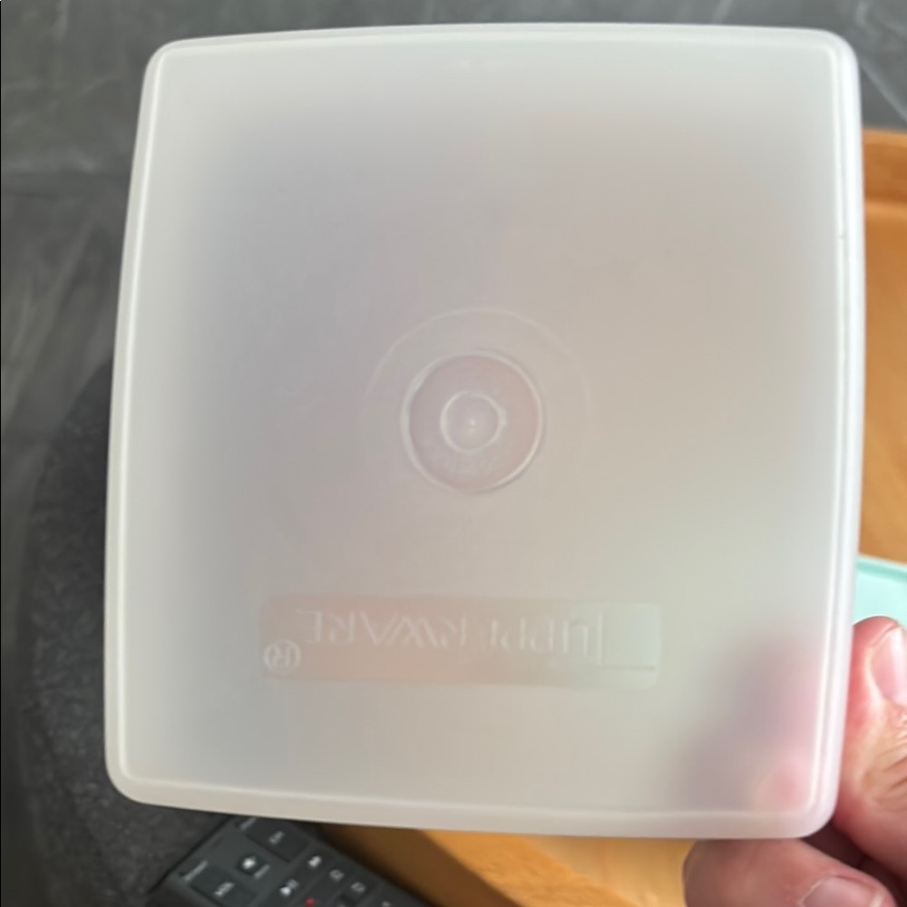 Tupperware Light Blue Square Storage Set - Picture 3 of 5